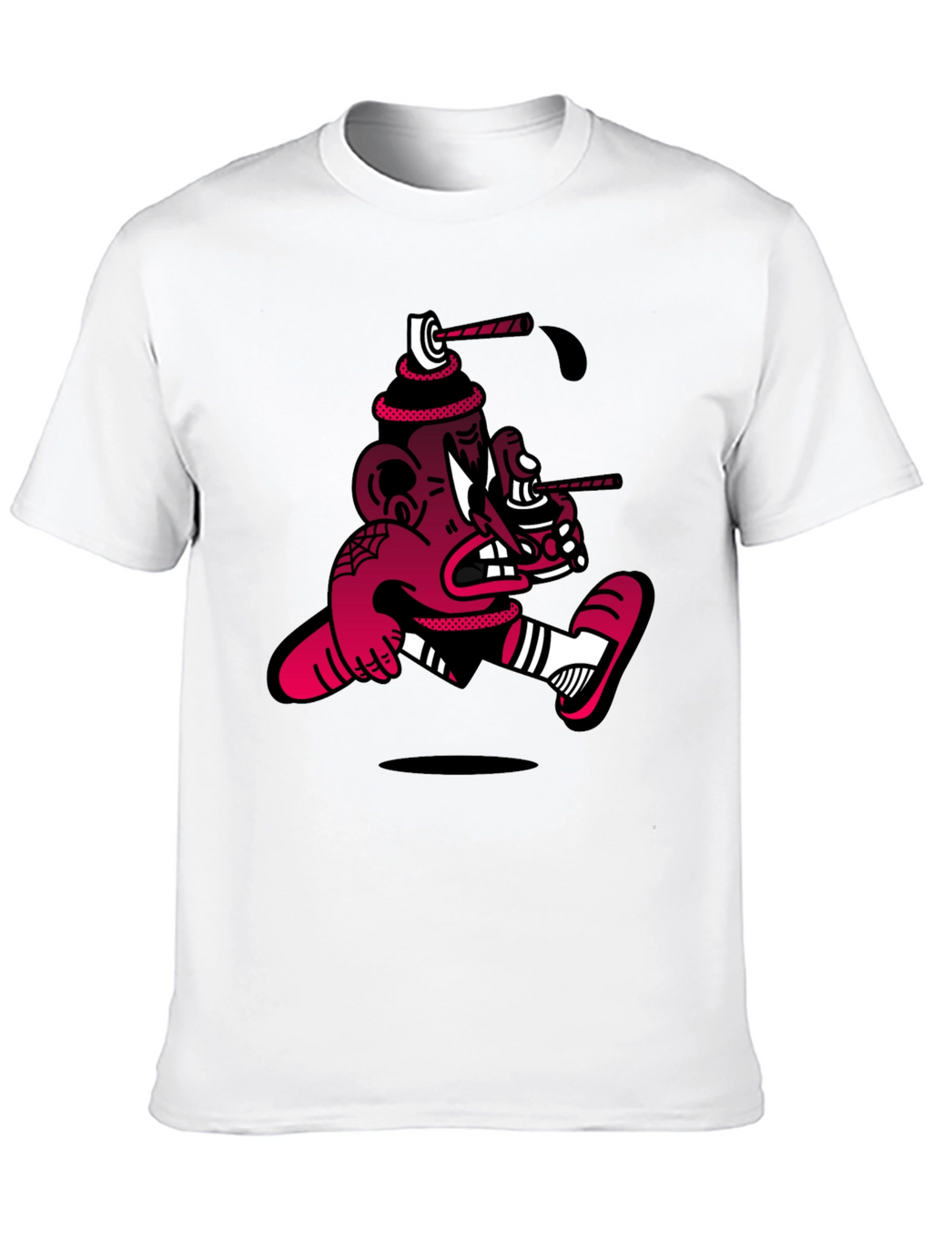 Cartoon Spray Can T-Shirt