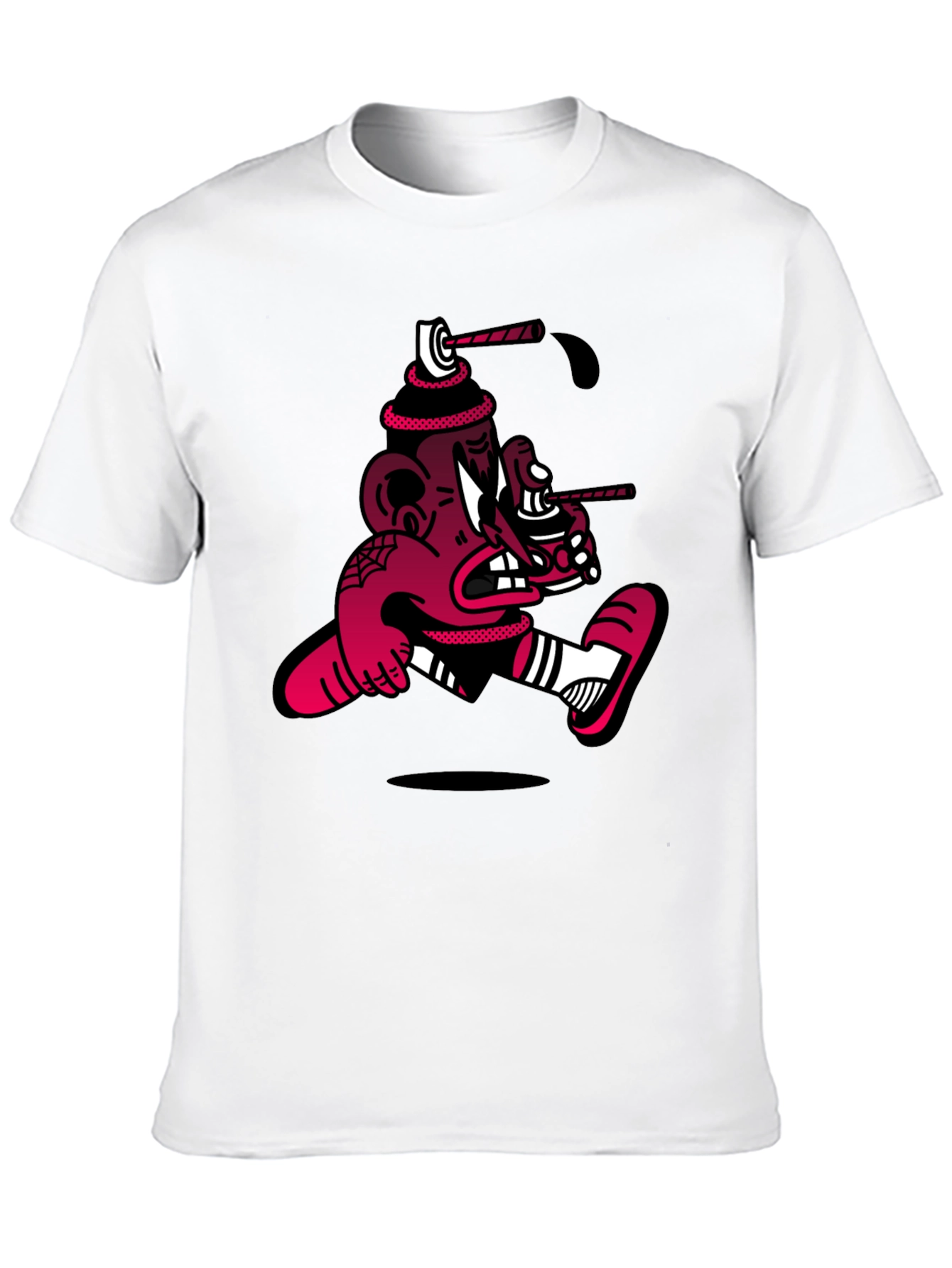 Cartoon Spray Can T-Shirt
