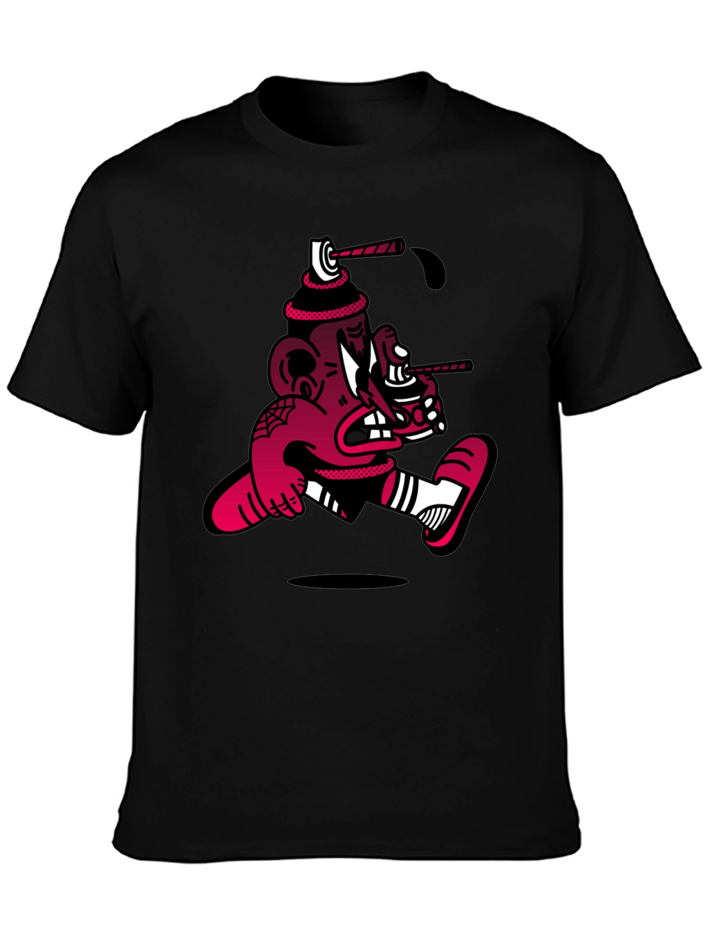 Cartoon Spray Can T-Shirt