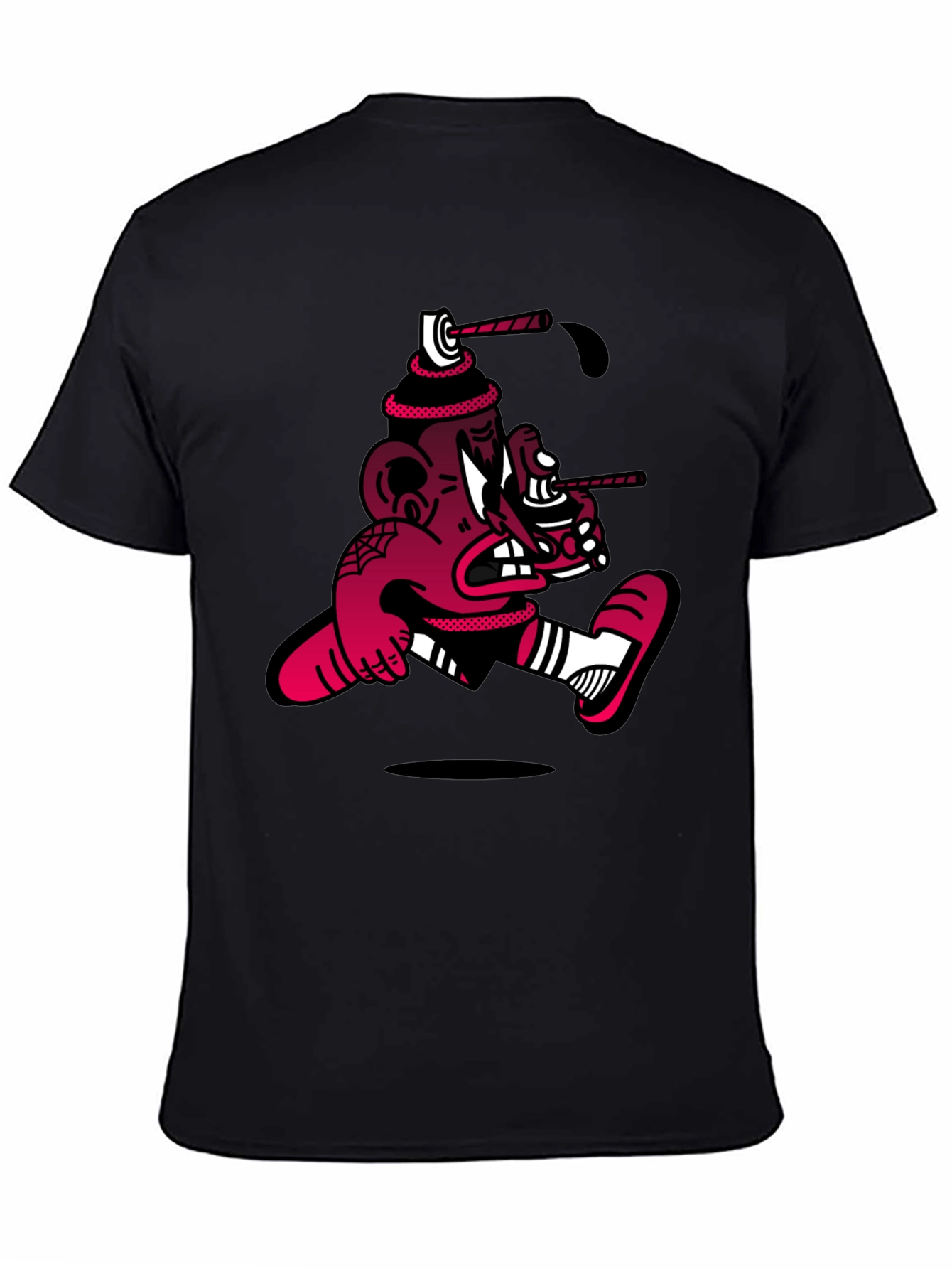 Cartoon Spray Can T-Shirt