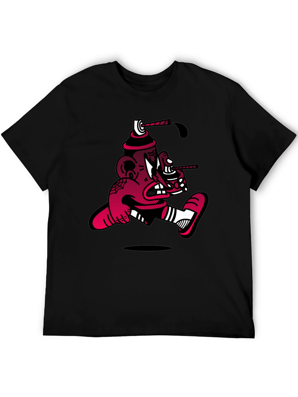 Cartoon Spray Can T-Shirt