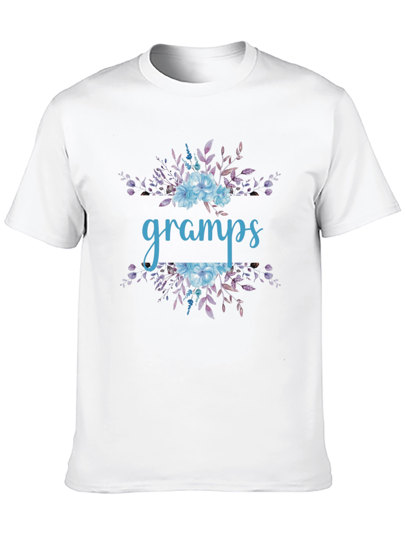 Floral Gramps T-Shirt - Perfect Gift for Grandfathers