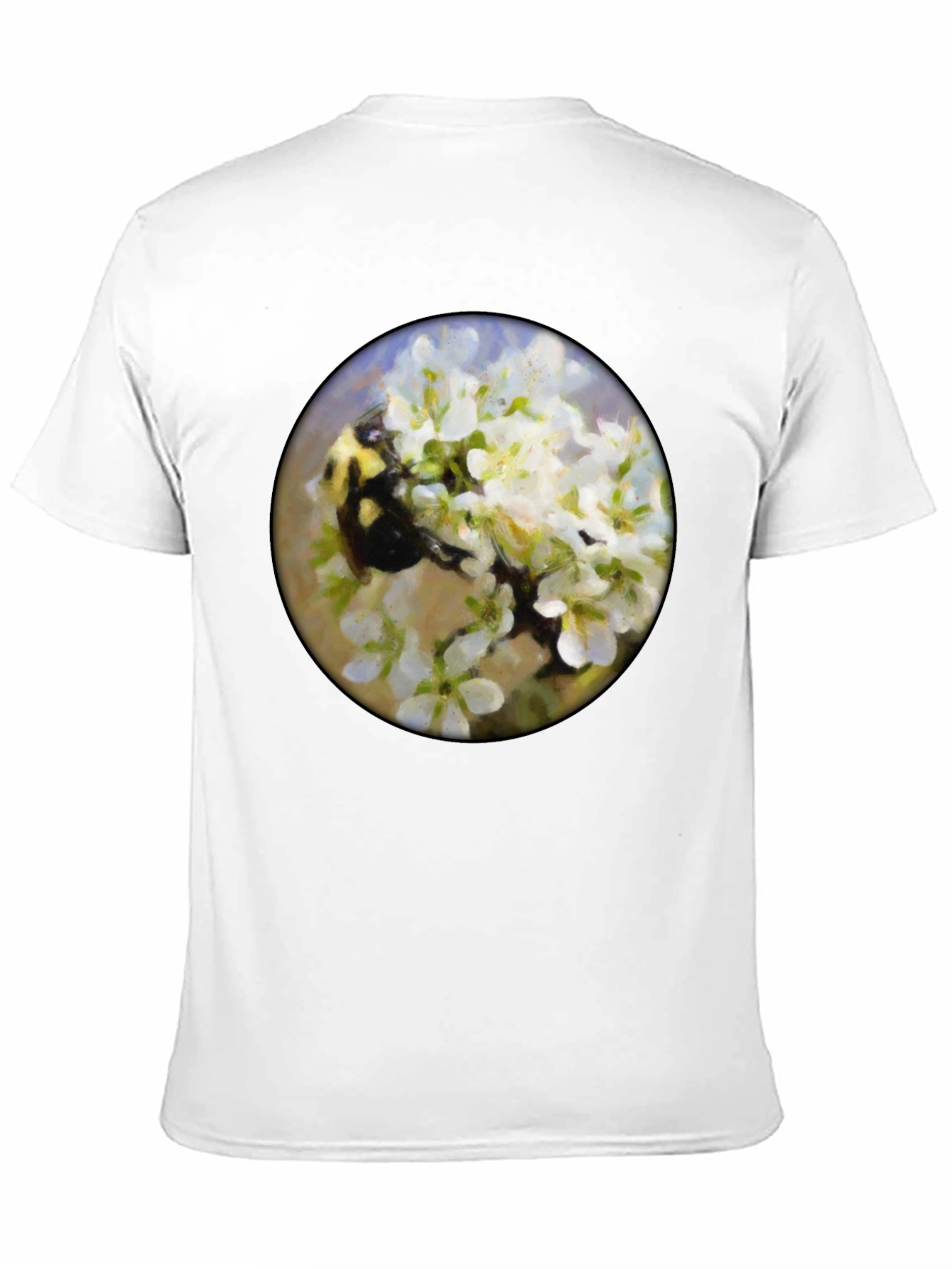 Bumble Bee Floral T-Shirt - Nature Lover Tee