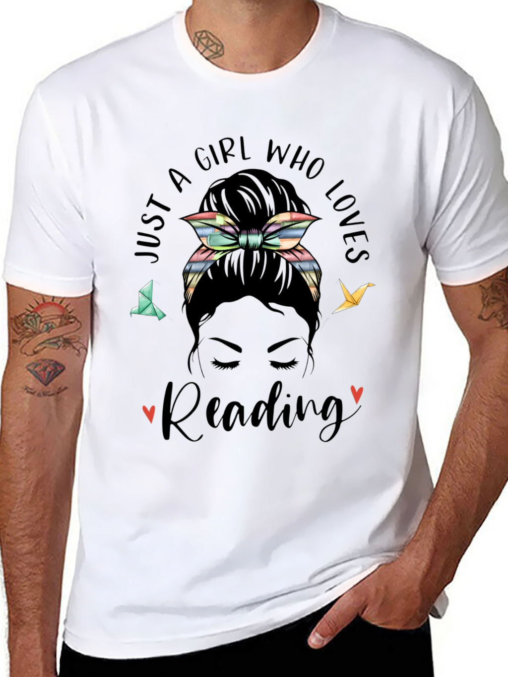 Girl Who Loves Reading T-Shirt