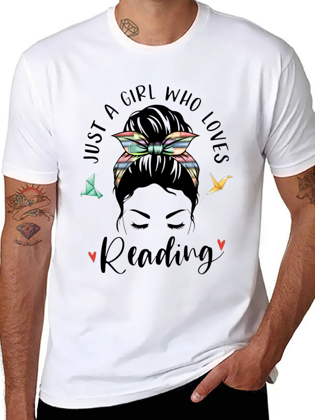 Girl Who Loves Reading T-Shirt