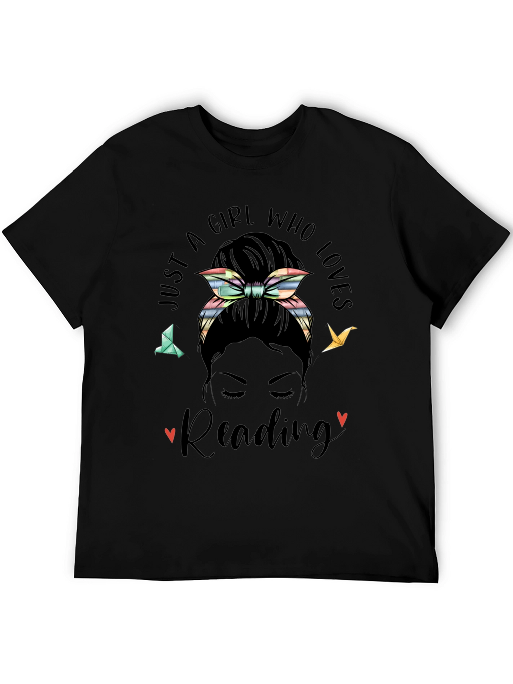 Girl Who Loves Reading T-Shirt