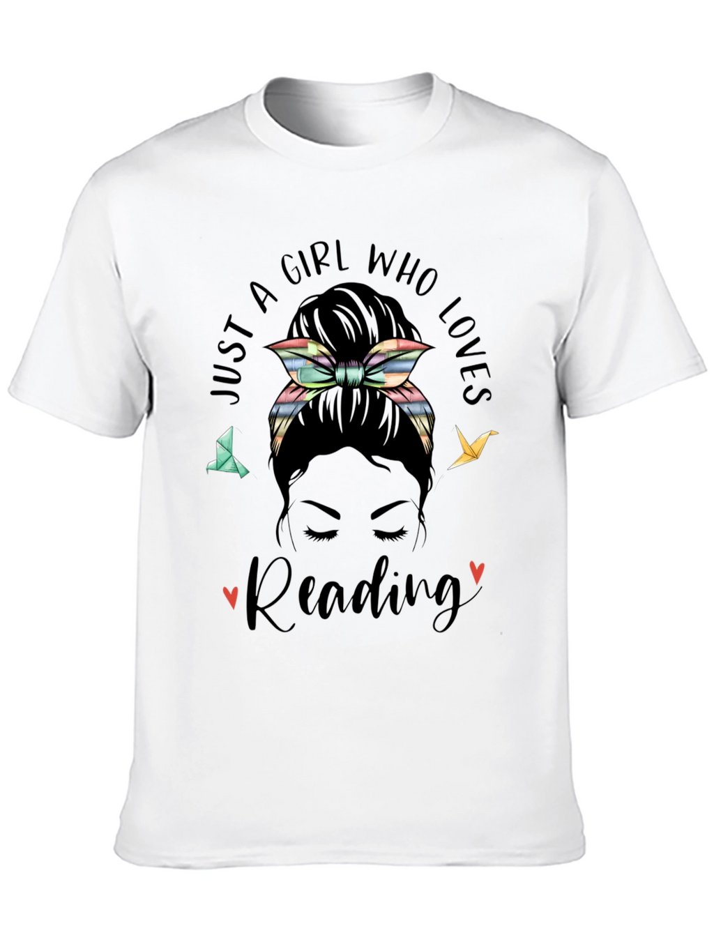 Girl Who Loves Reading T-Shirt