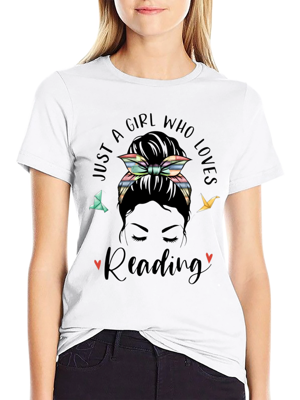 Girl Who Loves Reading T-Shirt