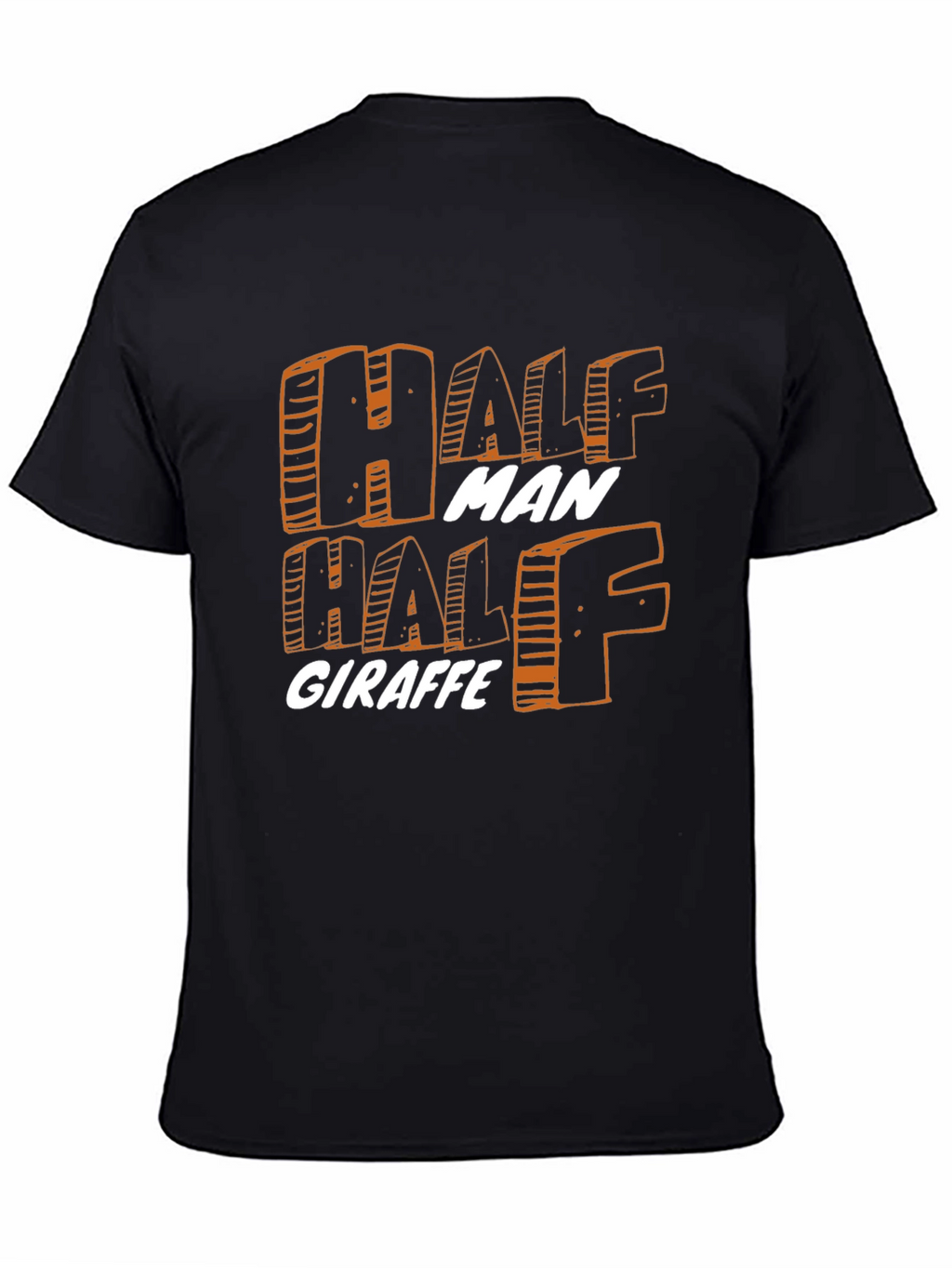 Half Man Half Giraffe Graphic T-Shirt