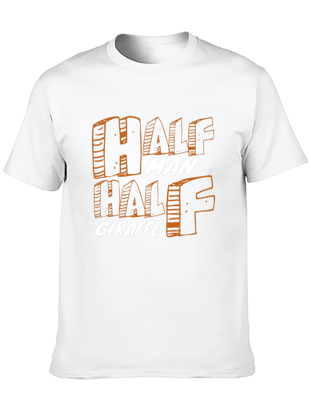 Half Man Half Giraffe Graphic T-Shirt