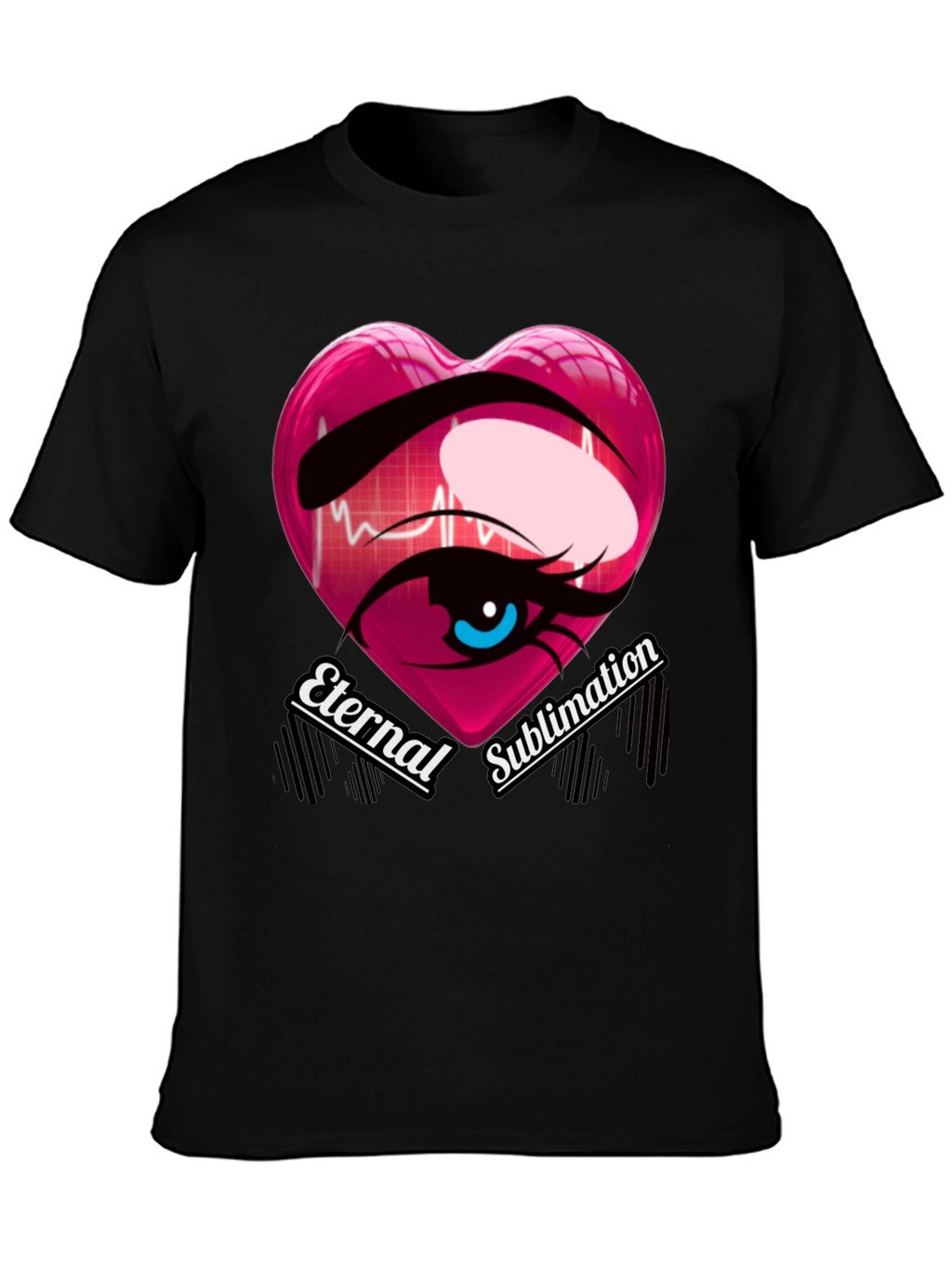 Eternal Sublimation Heart Eye T-Shirt