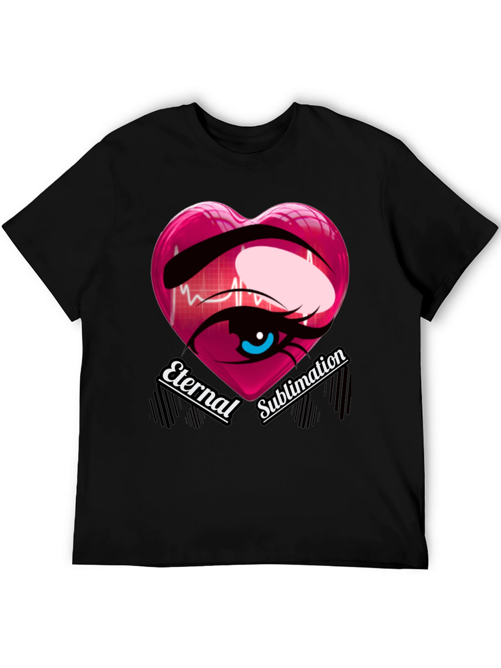 Eternal Sublimation Heart Eye T-Shirt