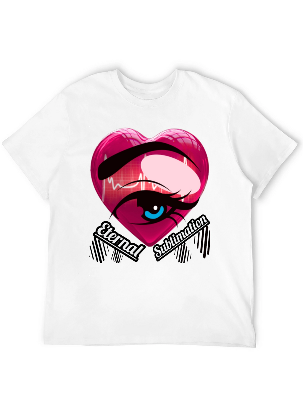 Eternal Sublimation Heart Eye T-Shirt