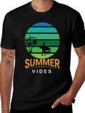 Summer Vibes Surf Dog T-Shirt – Retro Beach Dog Lover Tee