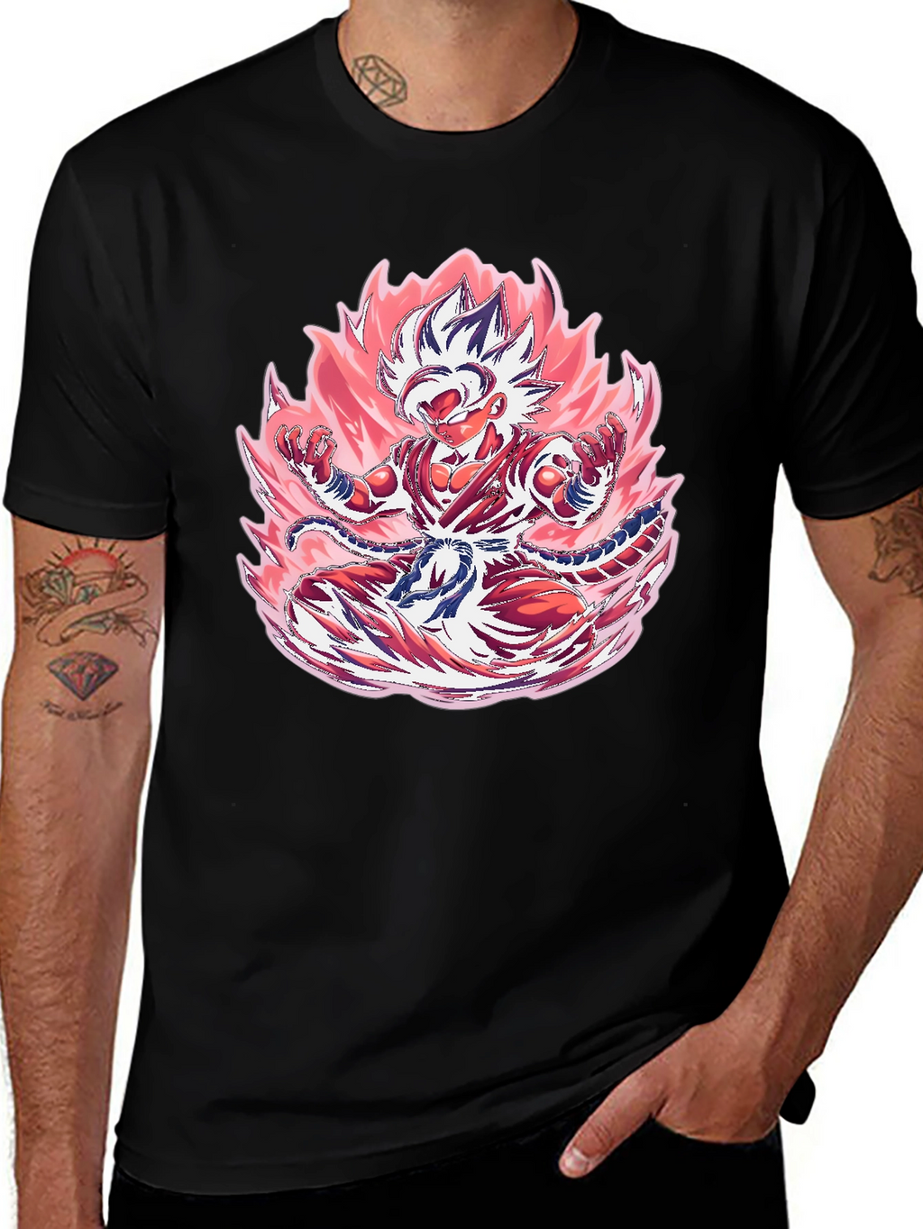 Dragon Ball Super Saiyan Rose Goku Black T-Shirt