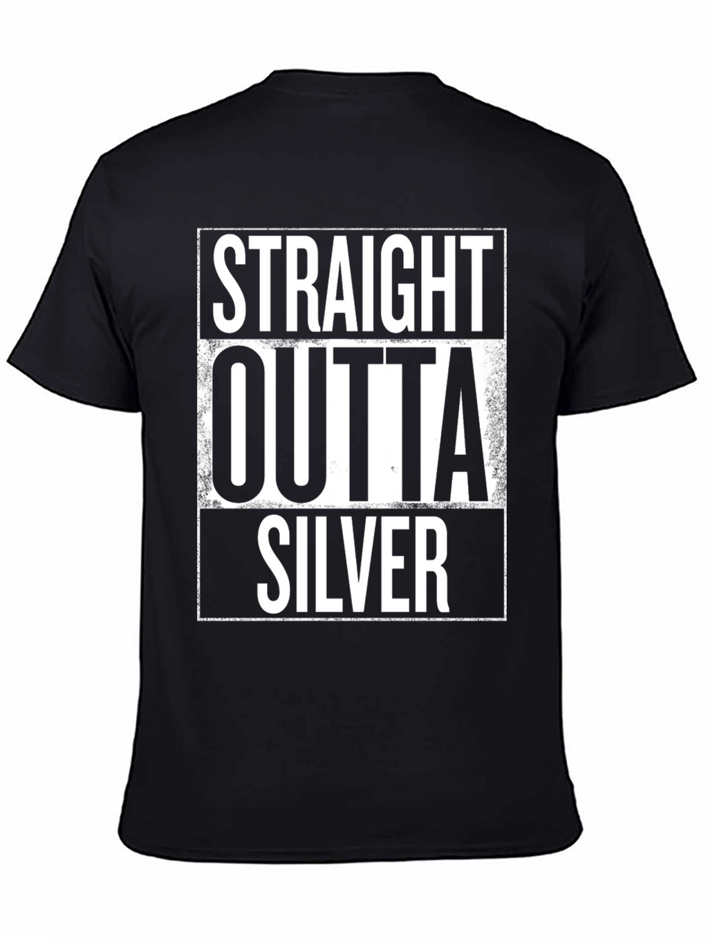 Straight Outta Silver Graphic T-Shirt