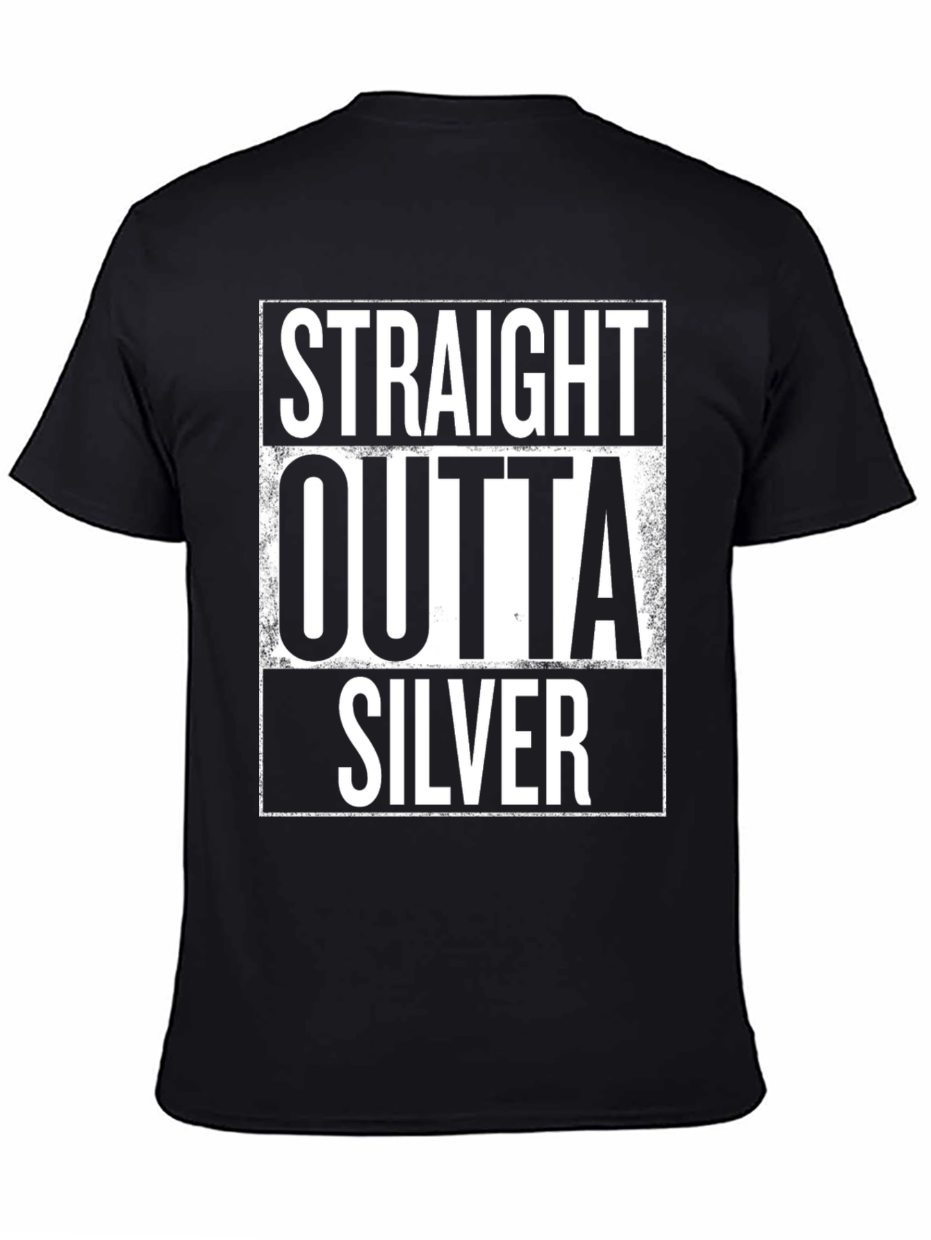 Straight Outta Silver Graphic T-Shirt