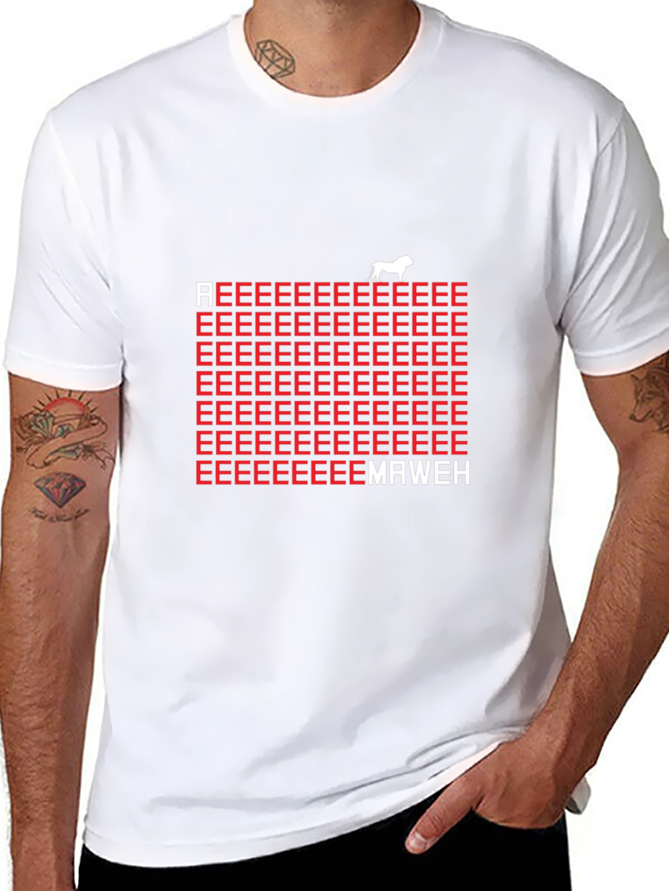 Aaaaaaaaaa Maweh Bulldog Graphic T-Shirt