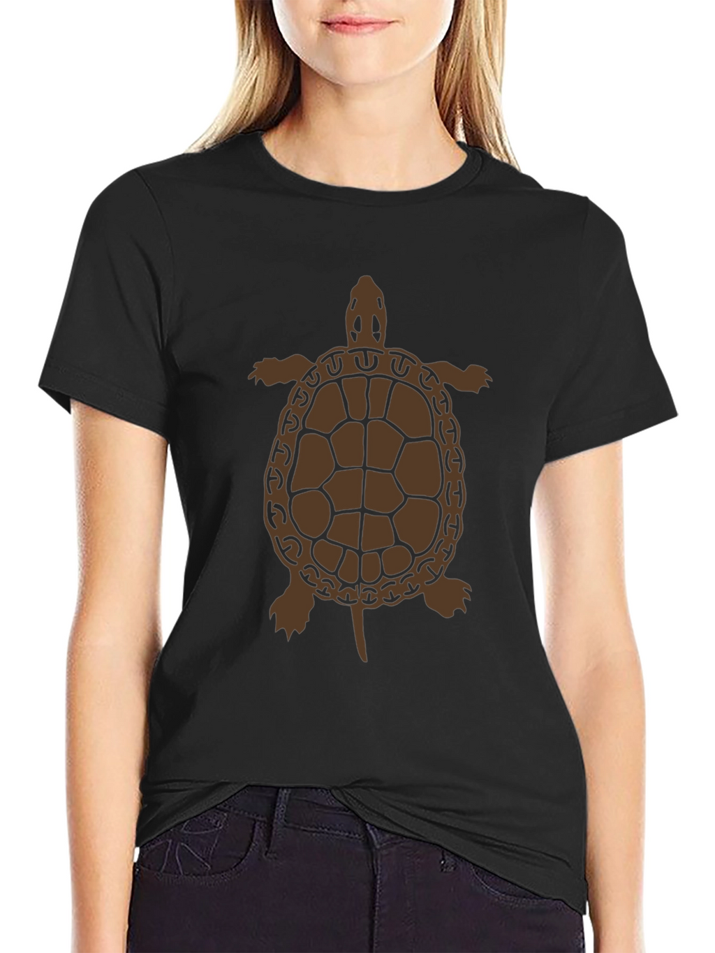 Turtle Graphic Tee - Black Unisex Shirt