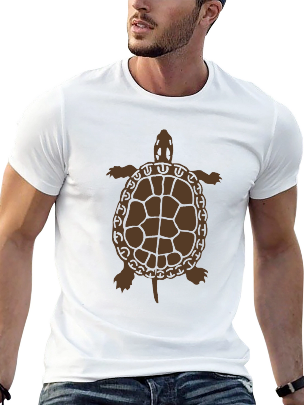 Turtle Graphic Tee - Black Unisex Shirt