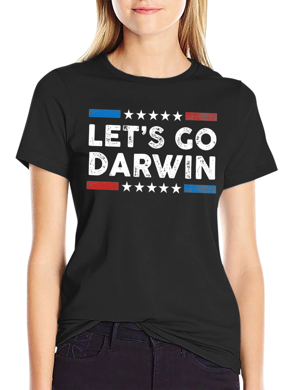 Lets Go Darwin Graphic Tee - Novelty T-Shirt
