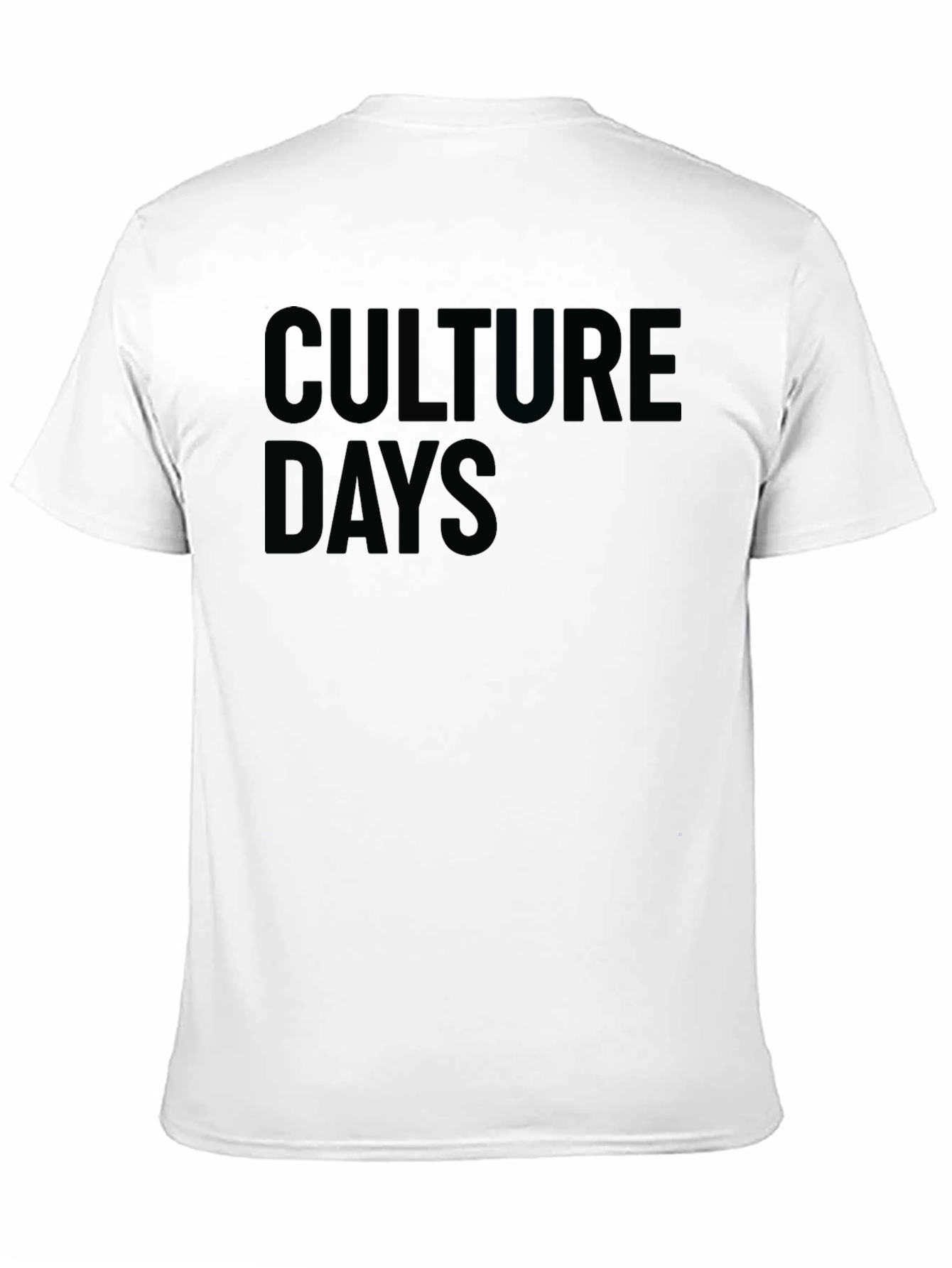 Culture Days Black T-Shirt