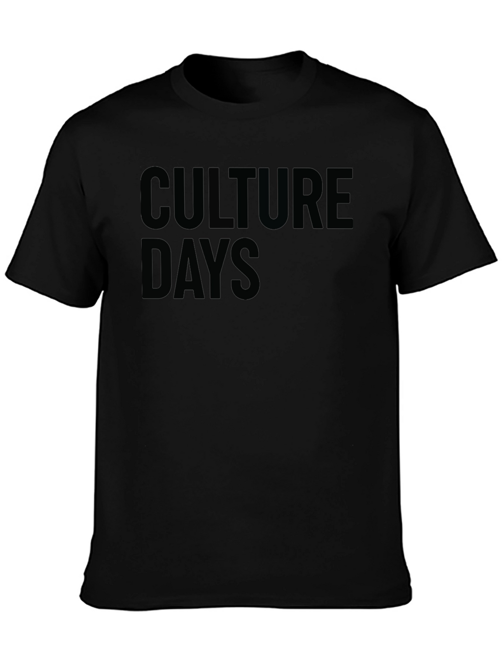 Culture Days Black T-Shirt