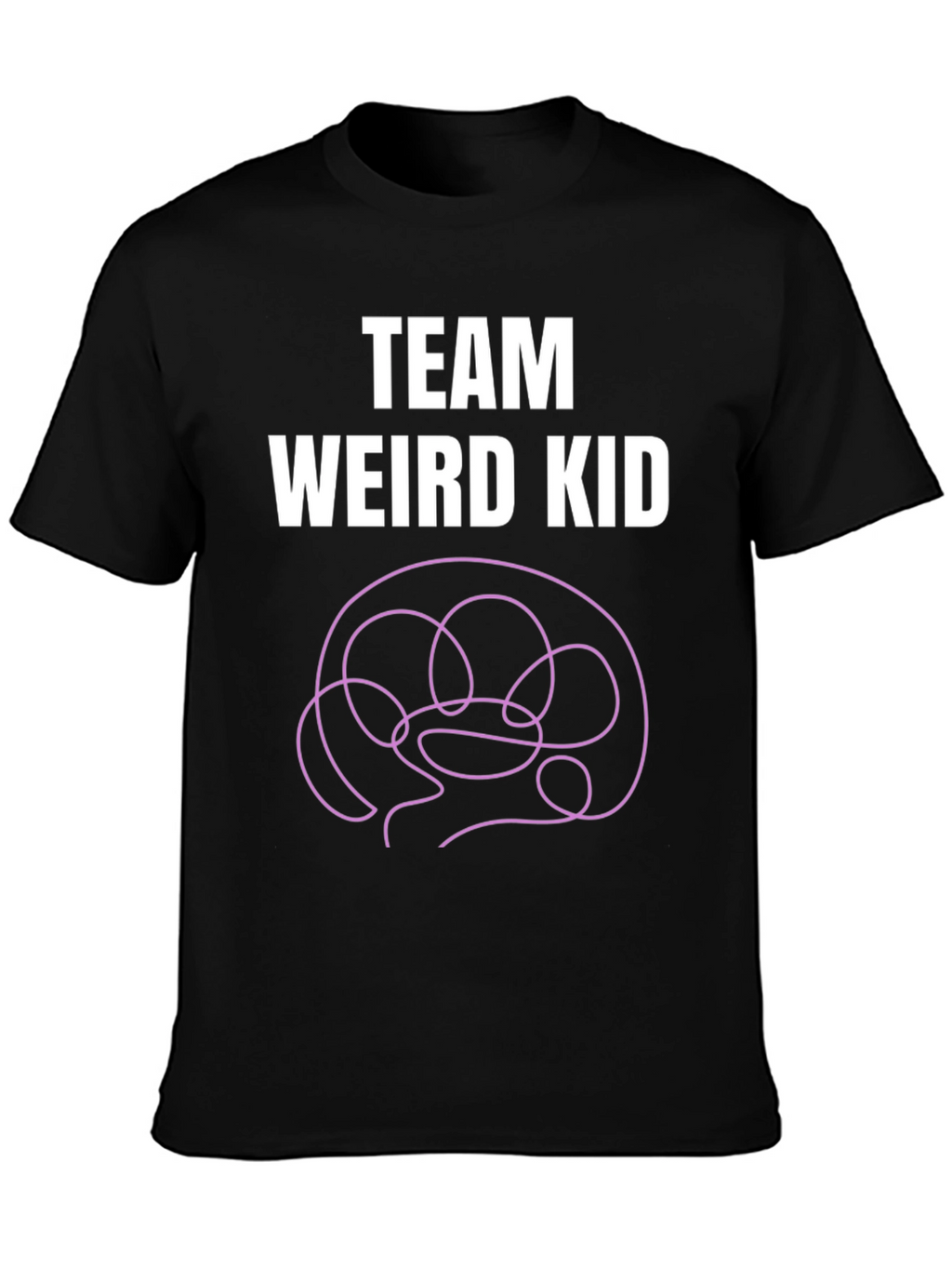 Team Weird Kid T-Shirt - Funny Brain Tee