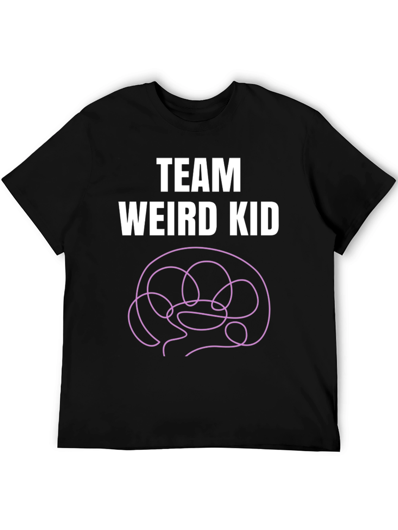 Team Weird Kid T-Shirt - Funny Brain Tee