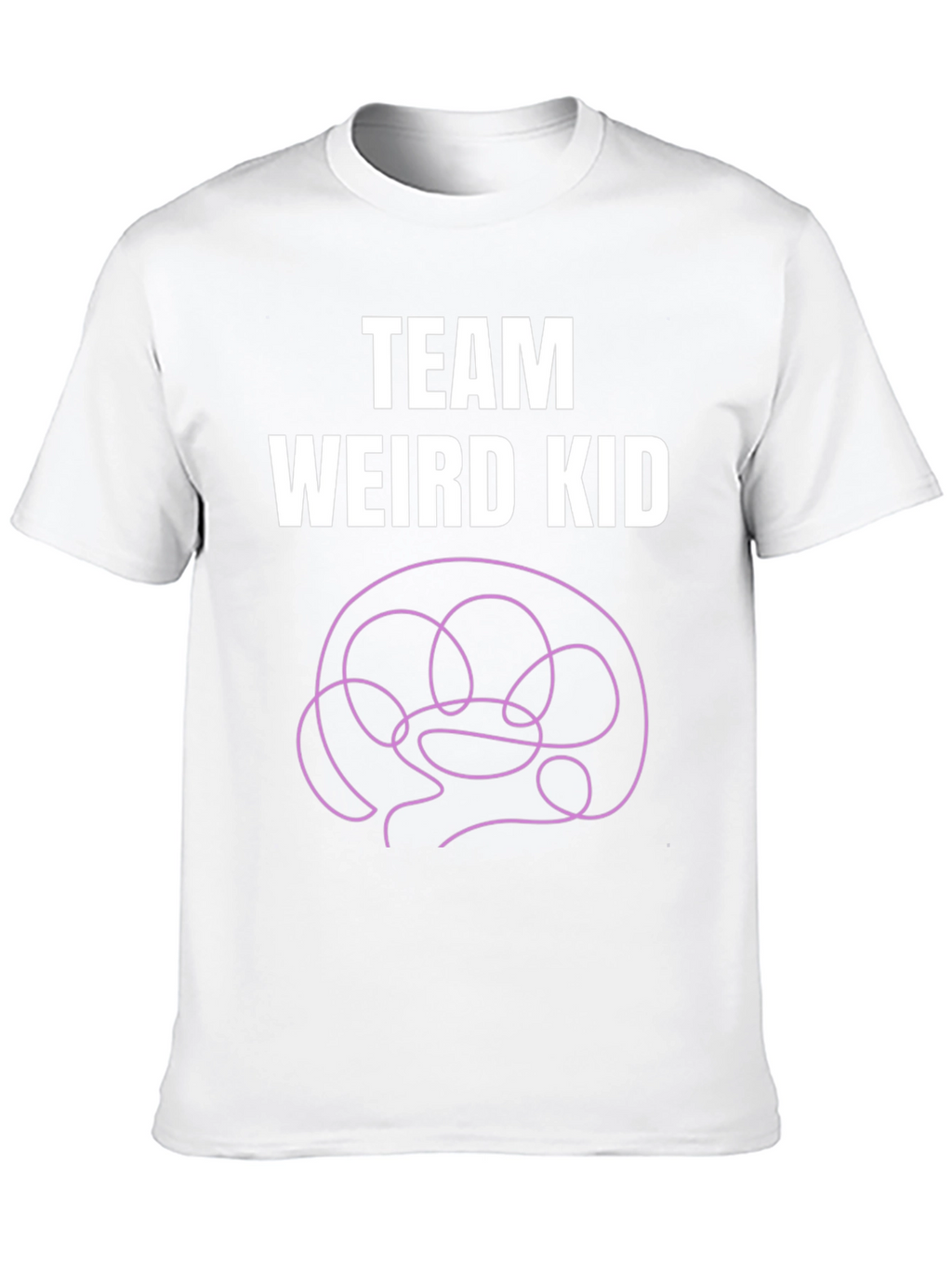 Team Weird Kid T-Shirt - Funny Brain Tee