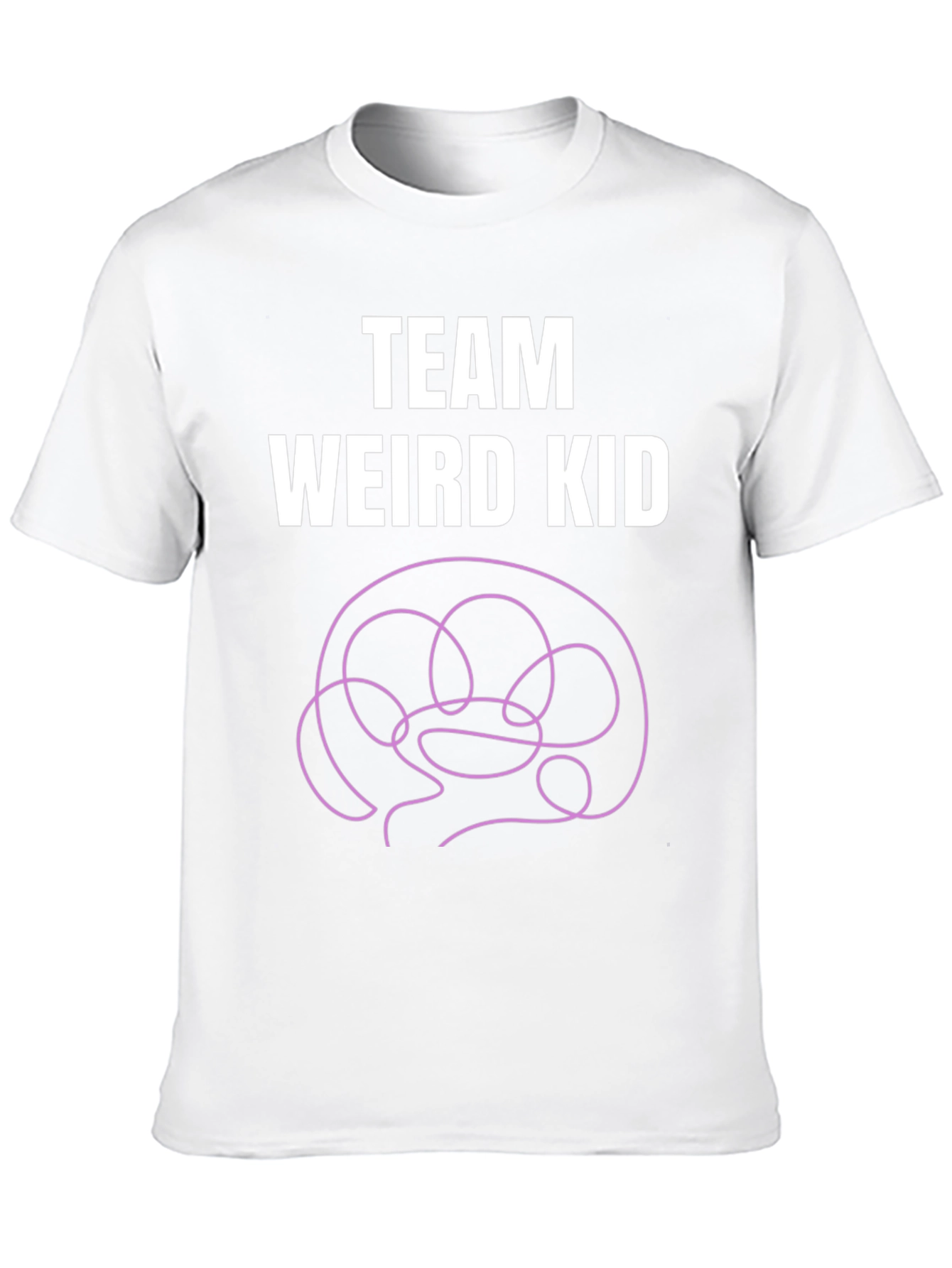 Team Weird Kid T-Shirt - Funny Brain Tee