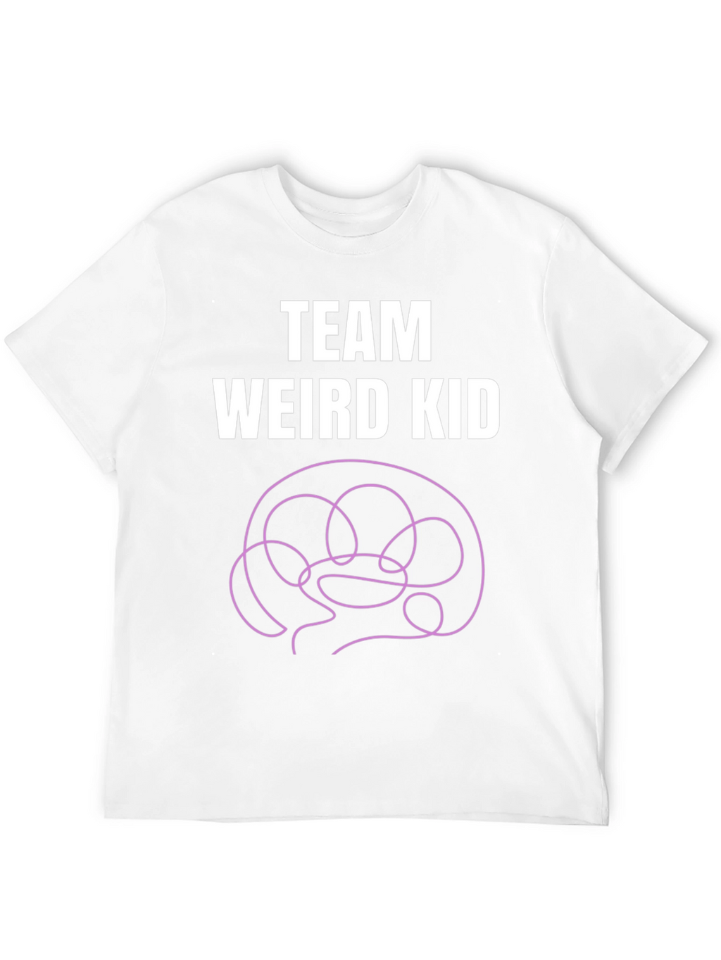 Team Weird Kid T-Shirt - Funny Brain Tee