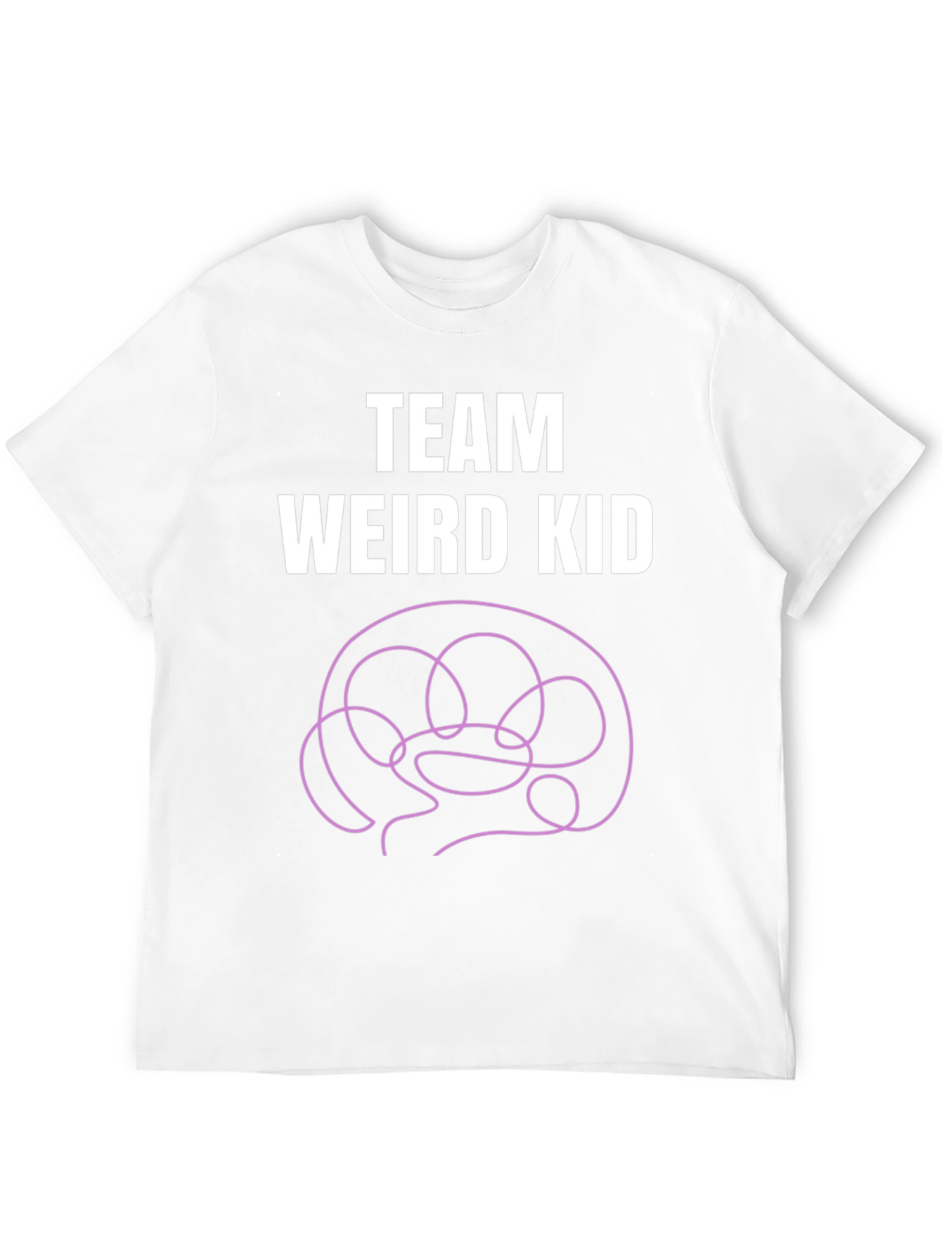 Team Weird Kid T-Shirt - Funny Brain Tee