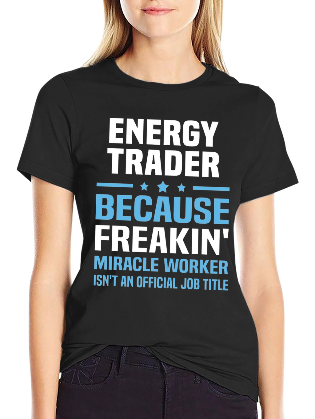 Energy Trader Funny Job Title Graphic T-Shirt