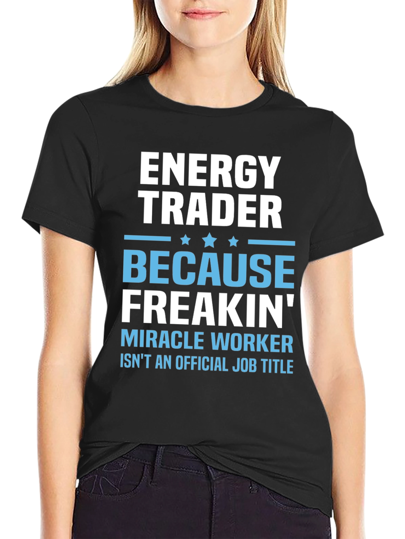 Energy Trader Funny Job Title Graphic T-Shirt