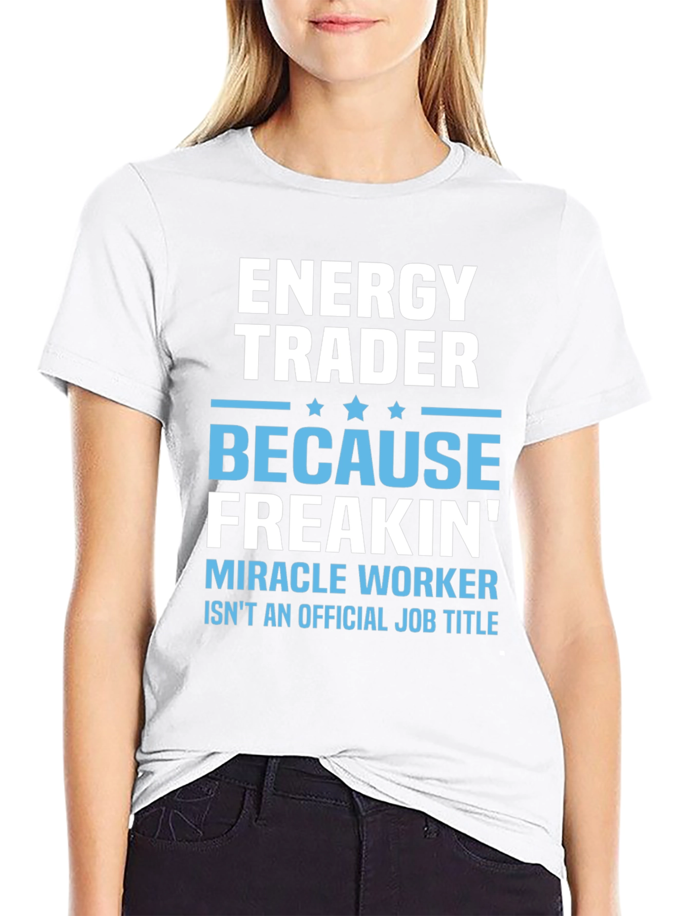 Energy Trader Funny Job Title Graphic T-Shirt
