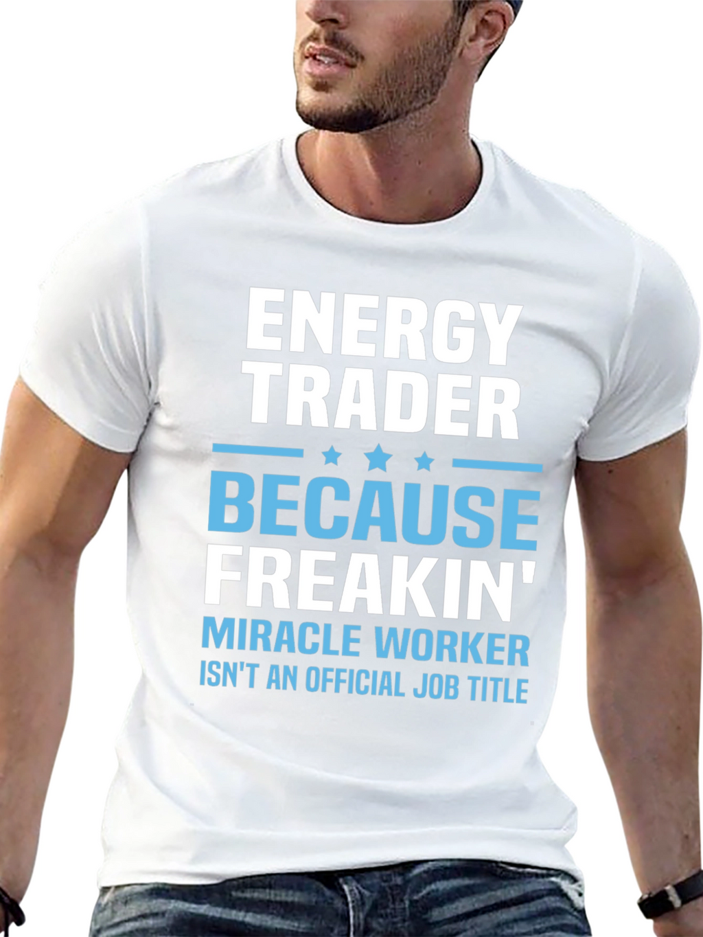 Energy Trader Funny Job Title Graphic T-Shirt