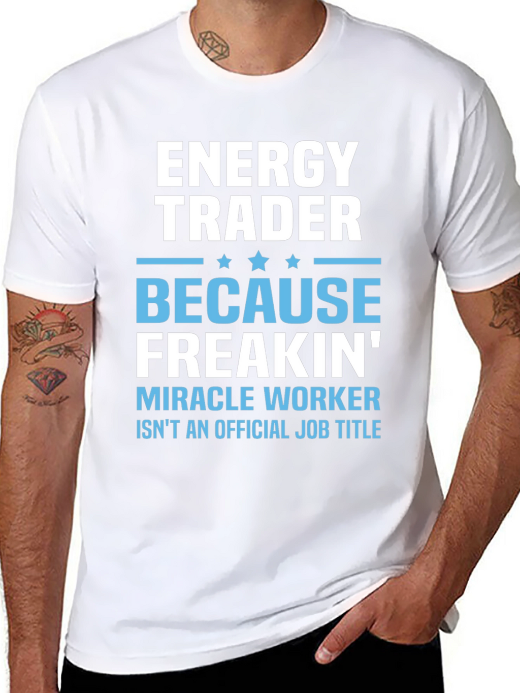 Energy Trader Funny Job Title Graphic T-Shirt