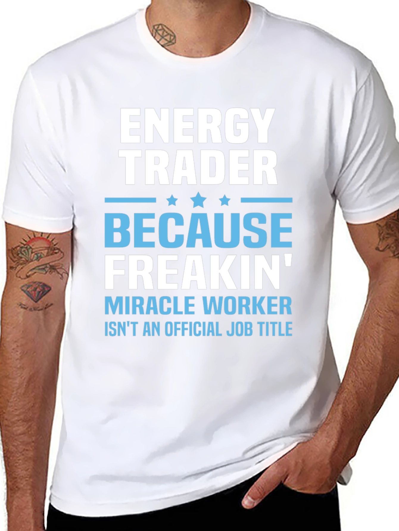 Energy Trader Funny Job Title Graphic T-Shirt