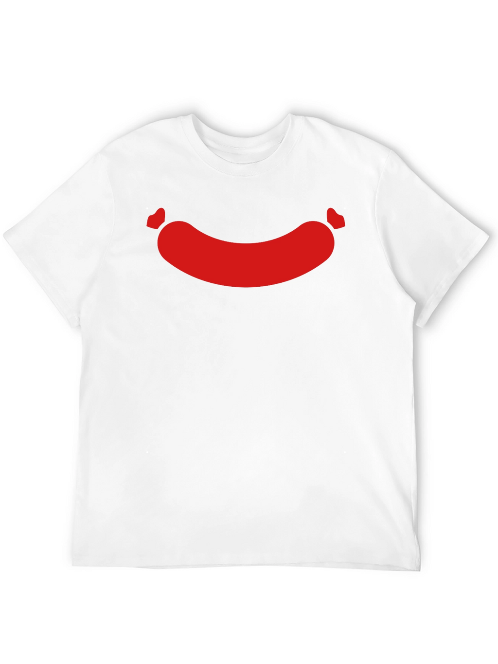 Funny Sausage Graphic Tee - Casual Black T-Shirt