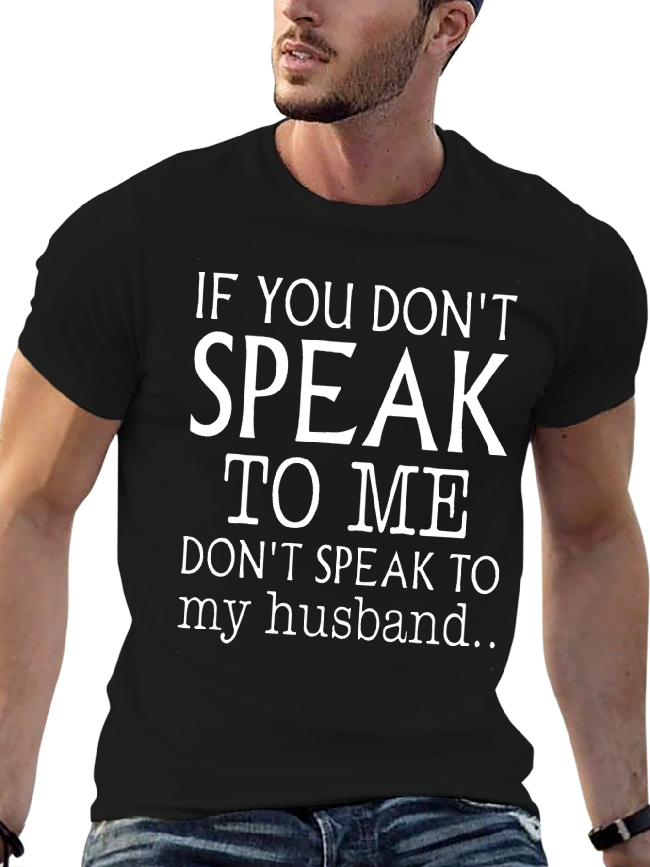 Funny Wife Husband Protection T-Shirt