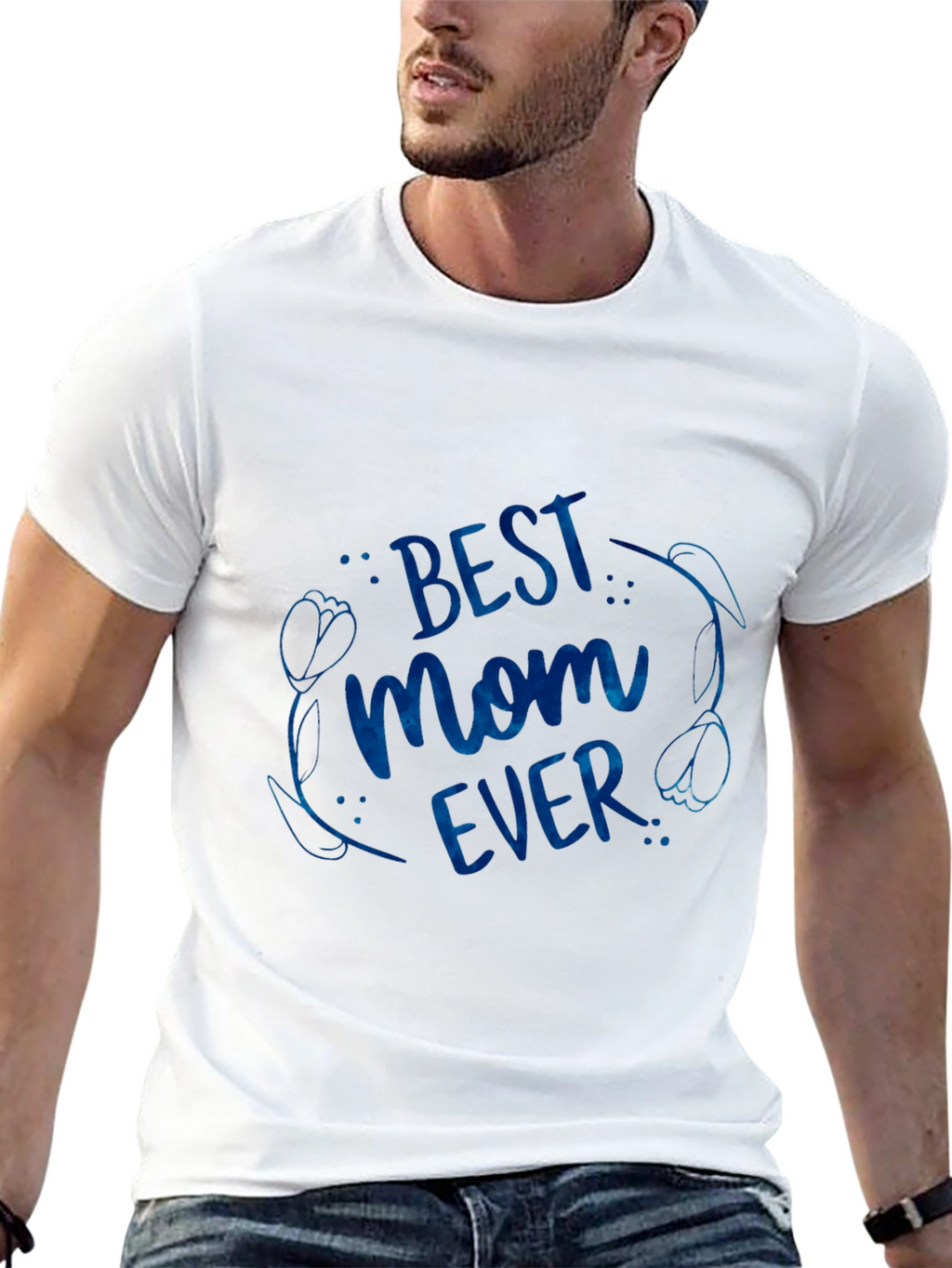 Best Mom Ever Graphic Tee - Black
