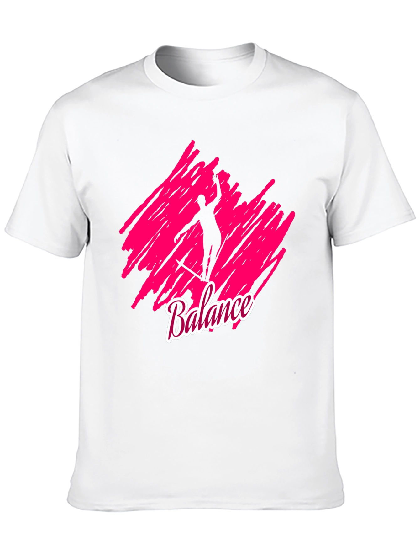 Balance Graphic Black T-Shirt