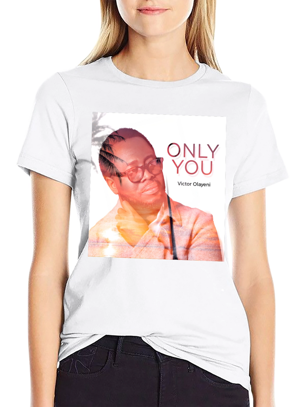 Victor Olayeni Only You Black T-Shirt