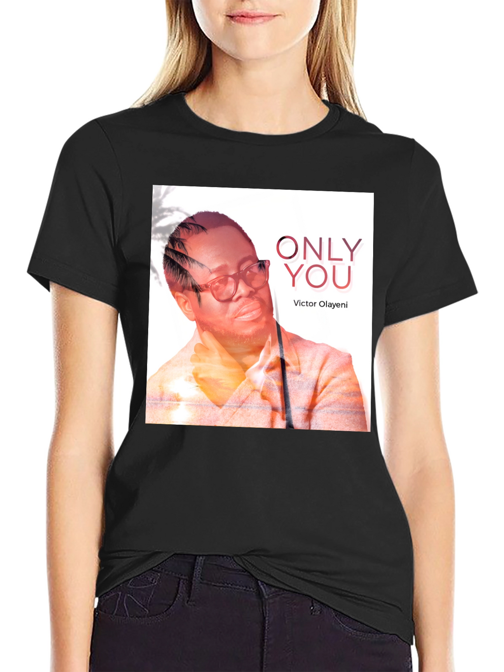 Victor Olayeni Only You Black T-Shirt