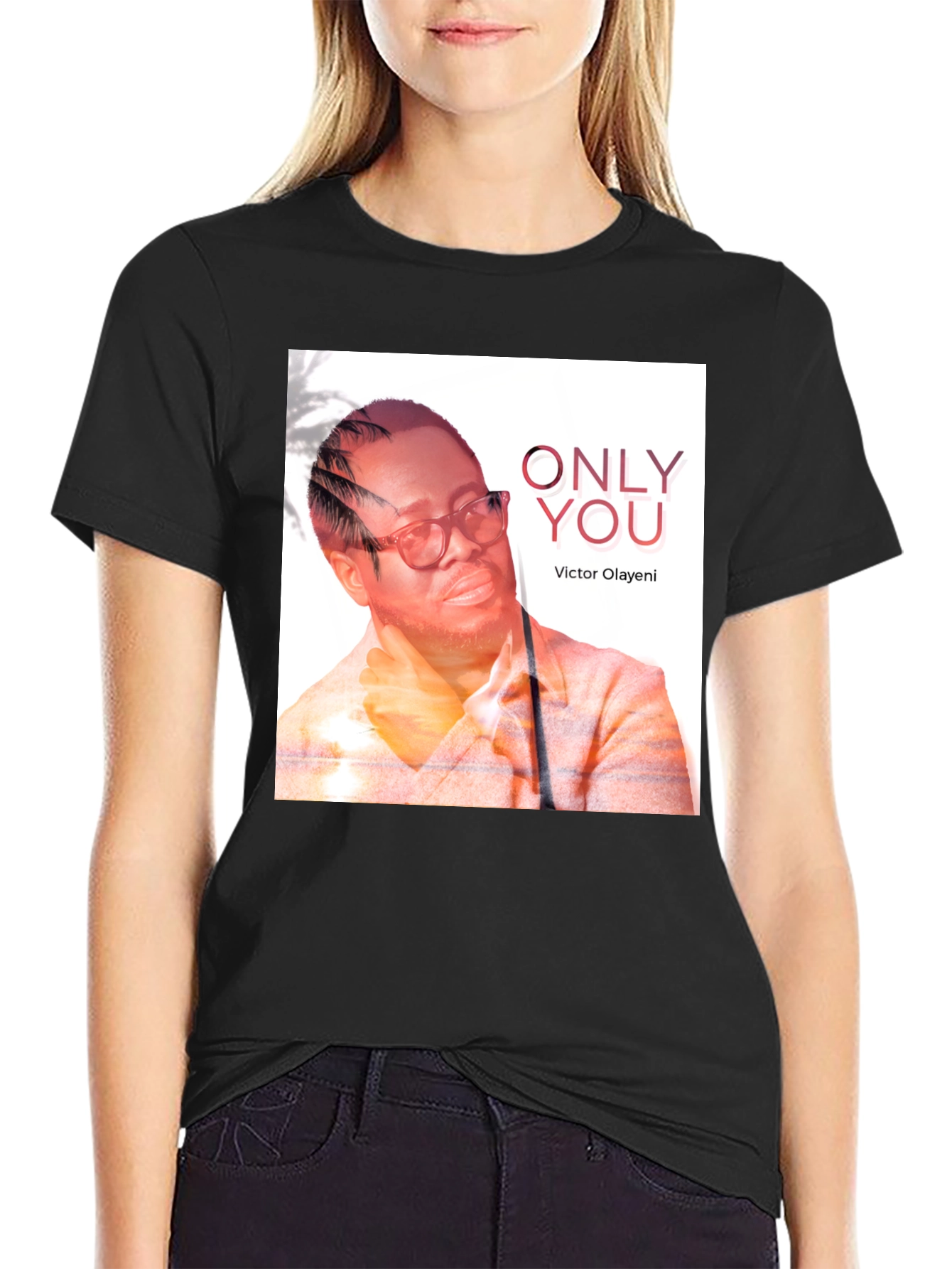 Victor Olayeni Only You Black T-Shirt