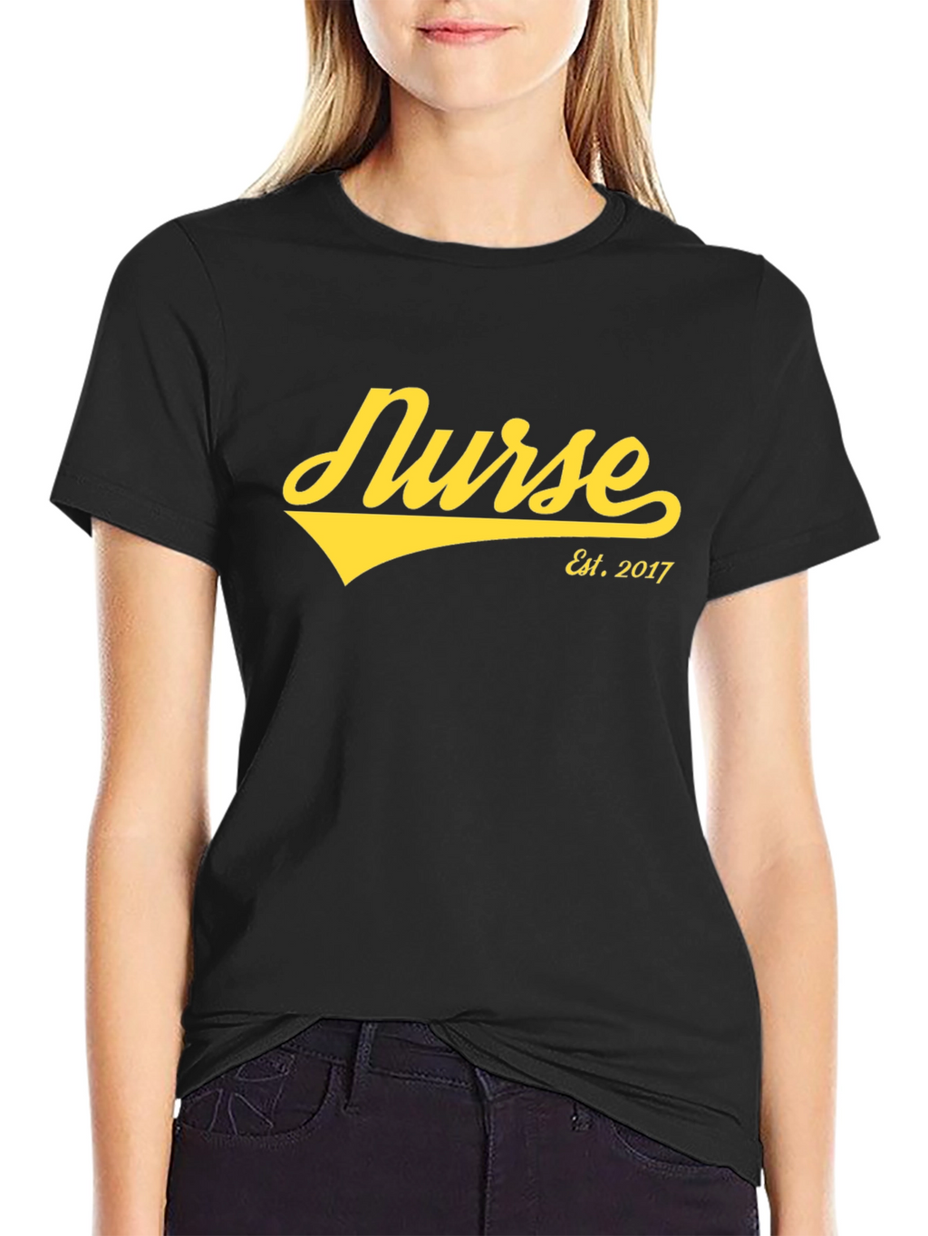 Nurse Est. 2017 Black T-Shirt