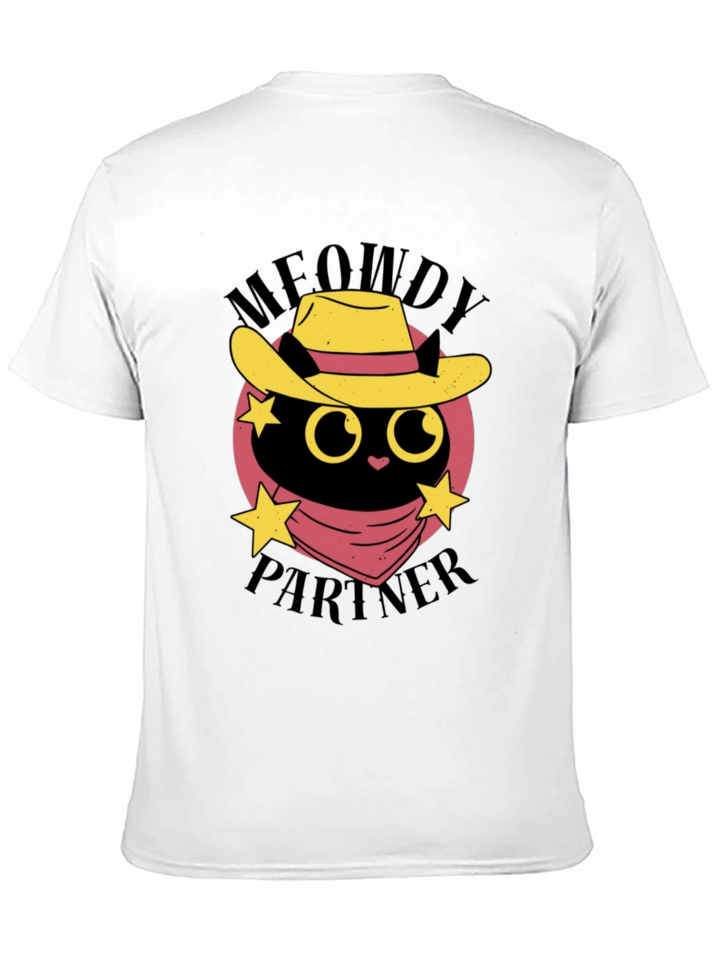 Meowdy Partner Black Cat T-Shirt