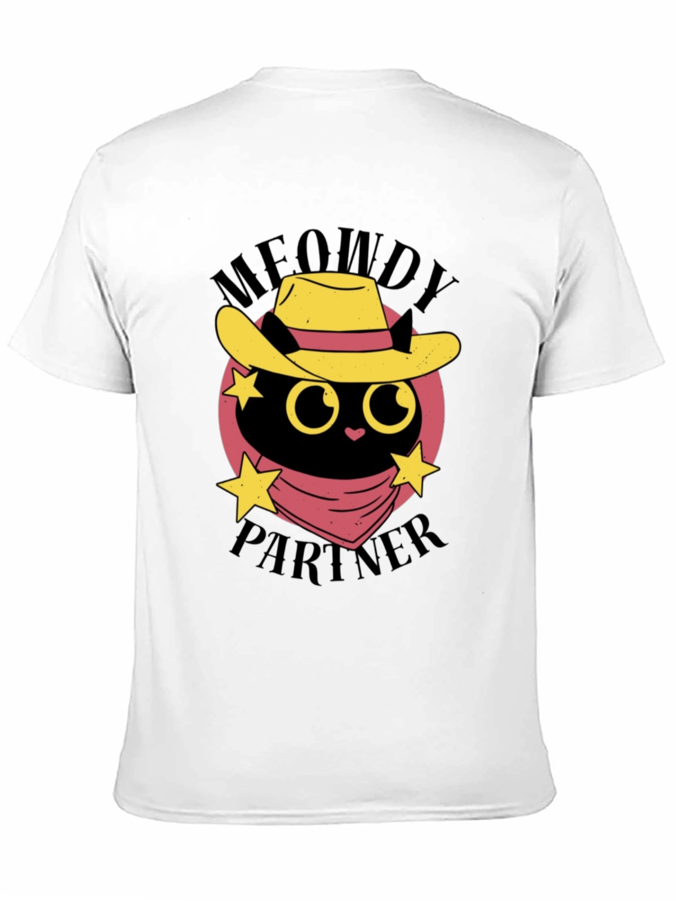 Meowdy Partner Black Cat T-Shirt