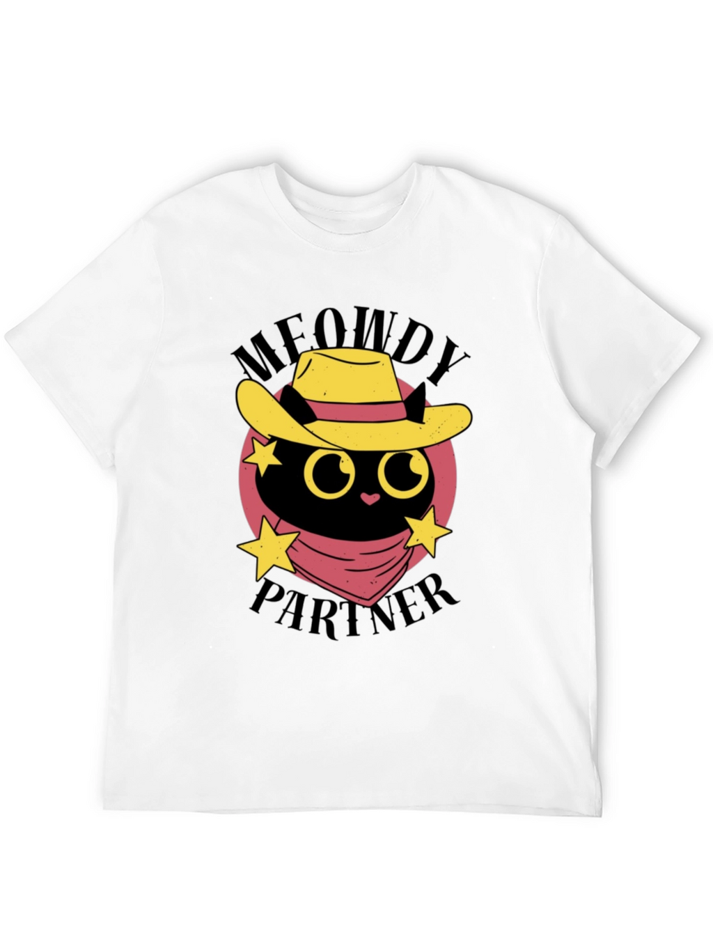 Meowdy Partner Black Cat T-Shirt